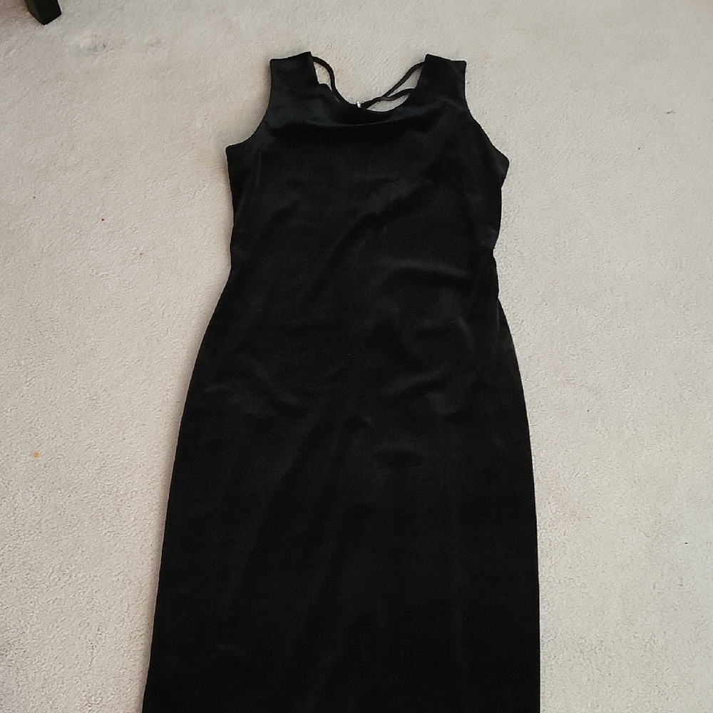Jessica Black Backless Dress